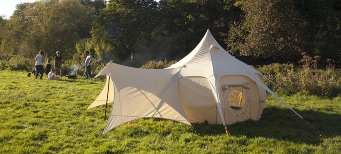 Comment installer les accessoires d’une tente de glamping Lotus Belle ? Doublure, Porche standard 